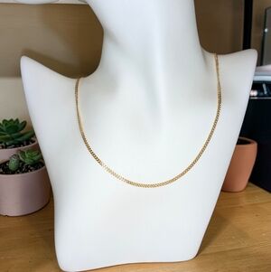 💥2 for $40💥 Pretty Bird 14K Rose Gold Plated 18-inch Curb Link Chain $25 Each